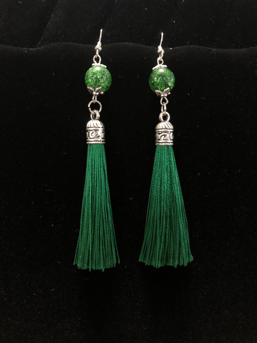 Jasmine Green Tassel