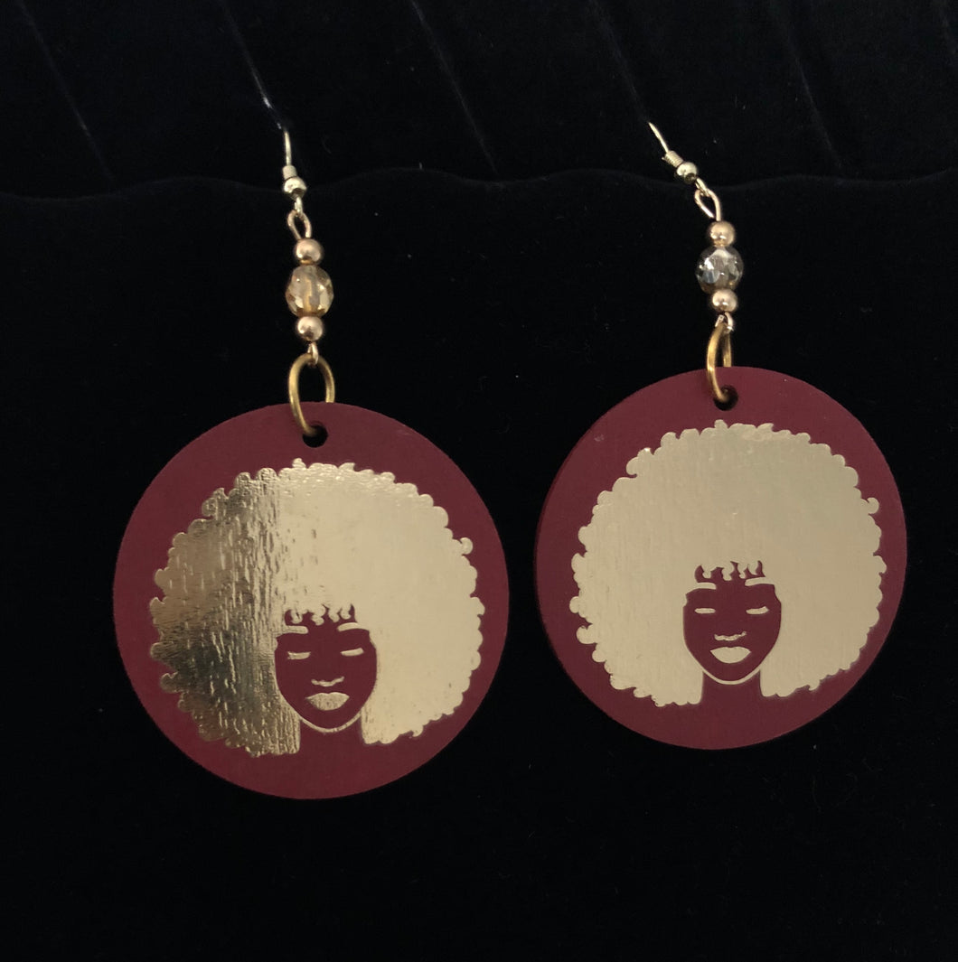 Afro Earrings